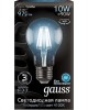 GAUSS Лампа филам. 10Вт цок.:E27 шар 220B 4100K св.свеч.бел.нейт. A60 (упак.:10шт) (102802210)