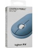 LOGITECH Мышь беспроводная Pebble M350, Bluetooth/Радио, оптическая, USB, 1000dpi, синий [910-006655]