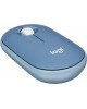 LOGITECH Мышь беспроводная Pebble M350, Bluetooth/Радио, оптическая, USB, 1000dpi, синий [910-006655]