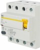 IEK Выключатель дифф.тока УЗО ВД1-63 (MDV10-4-025-300) 25A 300мА AC 4П 400В 4мод белый (упак.:1шт)