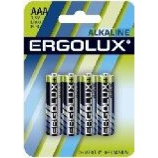 Элементы питания ERGOLUX (11744) LR03 Alkaline BL-4