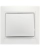 выключатель SMARTBUY (SBE-01w-10-SW1-0-c) Венера, 1-клавишный,белый