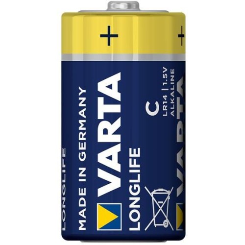 VARTA Батарея Longlife Alkaline LR14C (2шт) блистер