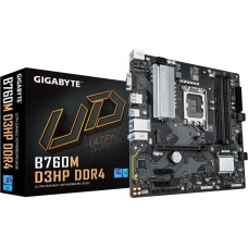 GIGABYTE Материнская плата B760M D3HP DDR4 Soc-1700 Intel B760 4xDDR4 mATX AC`97 8ch(7.1) GbLAN RAID+VGA+HDMI+DP