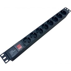 NTSS Блок распределения питания ( -PDU-DA1015) гор.размещ. 8xSchuko базовые 10A C14