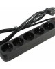 Сетевой фильтр SMARTBUY (SBSP-30-K) - 5 роз х 3 м - черный