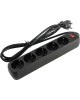 Сетевой фильтр SMARTBUY (SBSP-30-K) - 5 роз х 3 м - черный