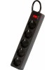 Сетевой фильтр SMARTBUY (SBSP-30-K) - 5 роз х 3 м - черный