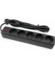 Сетевой фильтр SMARTBUY (SBSP-30-K) - 5 роз х 3 м - черный