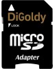 Карта памяти DIGOLDY MicroSDHC 32GB Class10 + адаптер SD