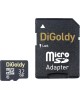 Карта памяти DIGOLDY MicroSDHC 32GB Class10 + адаптер SD