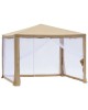 GREEN GLADE Тент садовый 1040 3х3х2,5м полиэстер