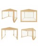 GREEN GLADE Тент садовый 1040 3х3х2,5м полиэстер