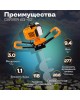 CARVER Мотобур AG-62/000 бытовой 2-х такт. 2200Вт 3л.с. 62см3 277об/мин (01.003.00039)