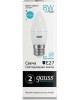 GAUSS Лампа светодиодная Elementary 8Вт цок.:E27 свеча 220B 4100K св.свеч.бел.нейт. C37 (упак.:10шт) (33228)
