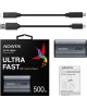 A-DATA Внешний диск SSD SE880, 500ГБ, серый [aeli-se880-500gcgy]