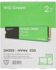 WD SSD накопитель Green SN350 S200T3G0C 2ТБ, M.2 2280, PCIe 3.0 x4, NVMe, M.2