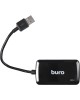 BURO Хаб (разветвитель) BU-HUB4-U3.0-S, черный