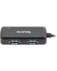 BURO Хаб (разветвитель) BU-HUB4-U3.0-S, черный