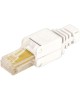 LANMASTER Коннектор (LAN-TMP-S5E) FTP кат.5E RJ45 с защитным колпачком белый (упак.:1шт)