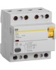 IEK Выключатель дифф.тока УЗО ВД1-63 (MDV10-4-040-300) 40A 300мА AC 4П 400В 4мод белый (упак.:1шт)