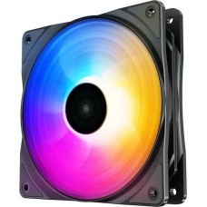 DEEPCOOL Вентилятор RF120FS LED 120x120x25мм (96шт./кор, PWM, Color LED подсветка, 500-1500об/мин) Retail