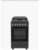 Плита газоэлектрическая NORDEN FF5405GAZD Черный матовый