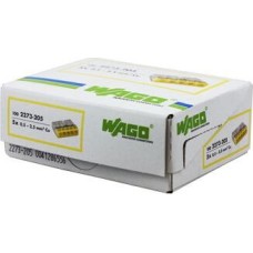 WAGO 2273-205 Экспресс-клемма 5-проводная до 2,5 мм², (100 шт./уп.)