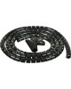 BURO Кабельный органайзер BHP CG202B Spiral Hose 20x2000mm Black