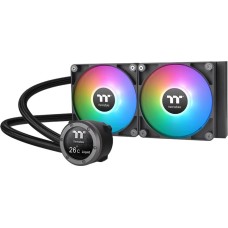 куллеры THERMALTAKE Система водяного охлаждения TH240 V2 Ultra ARGB Soc-AM5/AM4/1200/1700/1851 черный 4-pin 25.8dB Al+Cu LCD Ret (CL-W383-PL12SW-A)