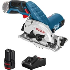 BOSCH Циркулярная пила GKS 12V-26, 85мм, аккумуляторная, 12В, с 1 АКБ, с ЗУ [0615990m41]