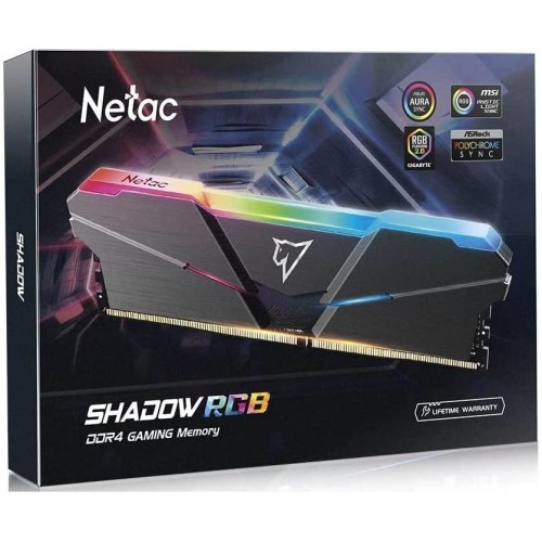 NETAC Модуль памяти DIMM 16GB DDR4-3200 NTSRD4P32SP-16E NETAC Модуль памяти DIMM 16GB DDR4-3200 NTSRD4P32SP-16E