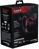 HYPERX Гарнитура игровая Cloud II (CL002), для компьютера, мониторные, радио, черный / красный [4p5k4aa]