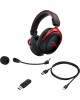 HYPERX Гарнитура игровая Cloud II (CL002), для компьютера, мониторные, радио, черный / красный [4p5k4aa]