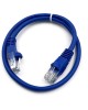 BURO Патч-корд UTP 4 пары cat.5E CCA molded 0.25м голубой RJ-45 (m)-RJ-45 (m)