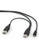 кабель GEMBIRD/Cablexpert (08849) CCP-USB22-AM5P-3 0,9 м