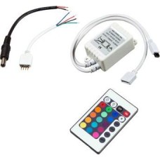 Контроллеры для светодиодных лент LAMPER (143-101-3) LED RGB контроллер инфракрасный (IR) 12 V/6 A инфракрасный (IR) LAMPER