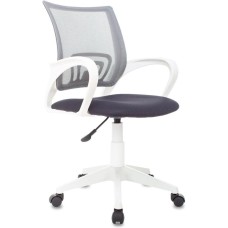 БЮРОКРАТ Кресло CH W696, на колесиках, сетка/ткань, серый ch w696 grey