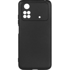 DF Чехол (клип-кейс) poCase-03, для Xiaomi Poco M4 Pro, противоударный, черный