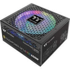 THERMALTAKE Блок питания Toughpower GF1 ARGB, 650Вт, 140мм, черный, retail [ps-tpd-0650f3fage-1]