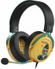 A4TECH Наушники с микрофоном Bloody M595 Renegade желтый/рисунок 2.3м мониторные USB оголовье (M595)