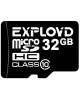 Карта памяти EXPLOYD MicroSDHC 32GB Class10 - б/а [EX0032GCSDHC10-W/A-AD]
