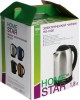 Чайник электрический HOMESTAR HS-1009 black (002995) нержавейка черный