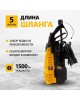 Моечная машина DENZEL Моечная машина высокого давления R-170, 2000 Вт, 170 бар, 360 л/ч, колесная 58228