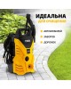 Моечная машина DENZEL Моечная машина высокого давления R-170, 2000 Вт, 170 бар, 360 л/ч, колесная 58228
