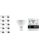 GAUSS Упаковка ламп LED GU5.3, спот, 7Вт, MR16, 10 шт. [13527]