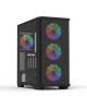 ZALMAN Корпус ATX Z10 Duo, Midi-Tower, без БП, черный