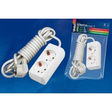 Удлинители серии Standard с заземлением UNIEL (02885) S-GCD2-3 с/з 2 гн 3 м