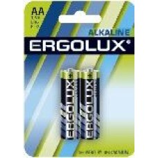 Элементы питания ERGOLUX (11747) LR6 Alkaline BL-2