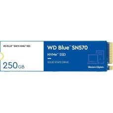 SSD накопитель WD SSD Original PCI-E x4 250Gb WDS250G3B0C Blue SN570 M.2 2280